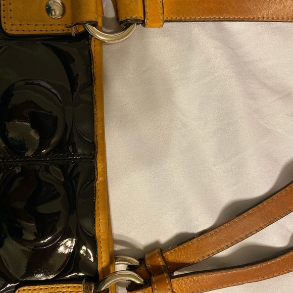 Coach Patent Leather Tote - Picture 4 of 8
